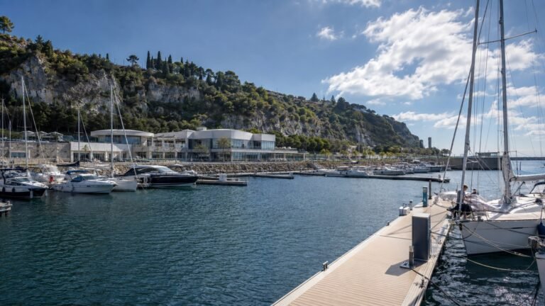 Marina San Giusto a Trieste, Friuli-Venezia Giulia, vista del porto turistico