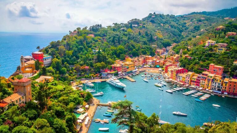 Broker nautico a Portofino, yacht in porto