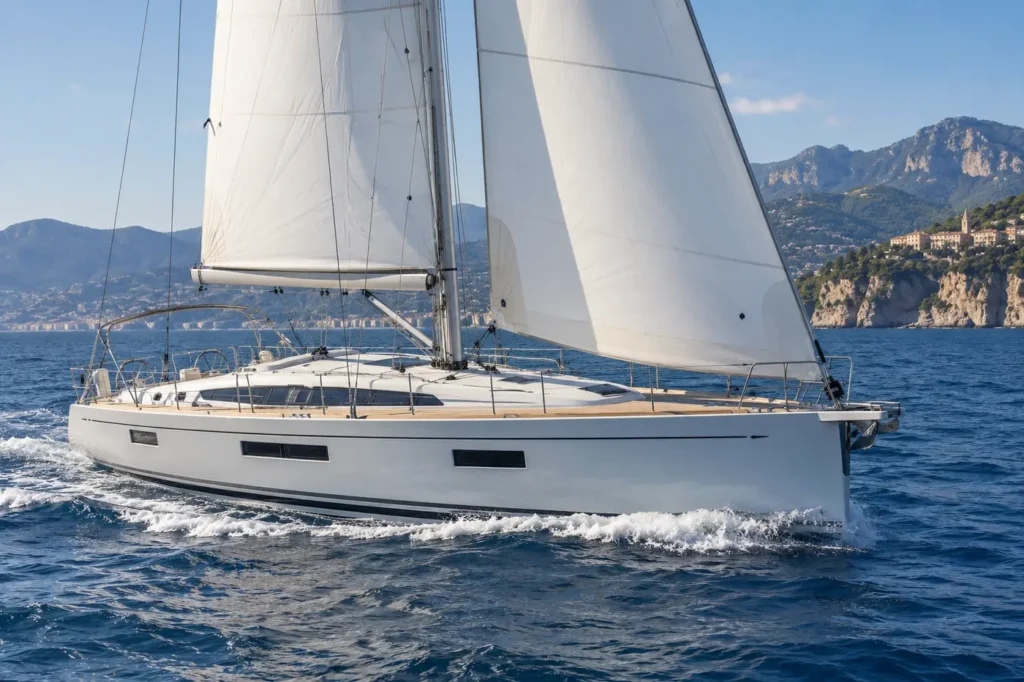 Barca a vela in navigazione
